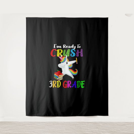 私は3年生のダービングを粉砕する準備ができている タペストリー (正面)