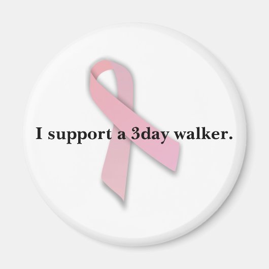 私は3日間のウォーカーサポート。 マグネット (正面)
