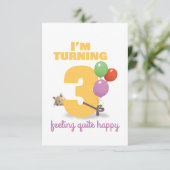 私は3枚のハッピーバースデーを回す 出欠カード (スタンド正面)