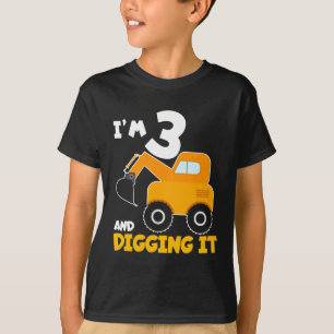 私は3歳で掘り下げる Tシャツ