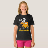私は3歳で掘り下げる Tシャツ (正面フル)