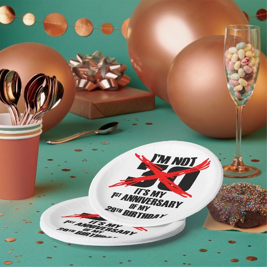 私は30ではない ペーパープレート