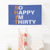 私は30バナーだから嬉しい 横断幕 (インサイチュ)