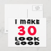 私は30人を良く見せる ポストカード (正面/裏面)