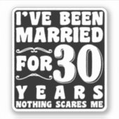 私は30年結婚したの結婚披露宴に参加しおもしろいた シール (正面)