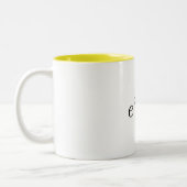 私は30才ではないです! 私はほぼ30才だけ…です ツートーンマグカップ (左)