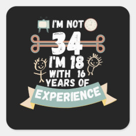 私は34ではない私は18の経験の16と – のための34 スクエアシール