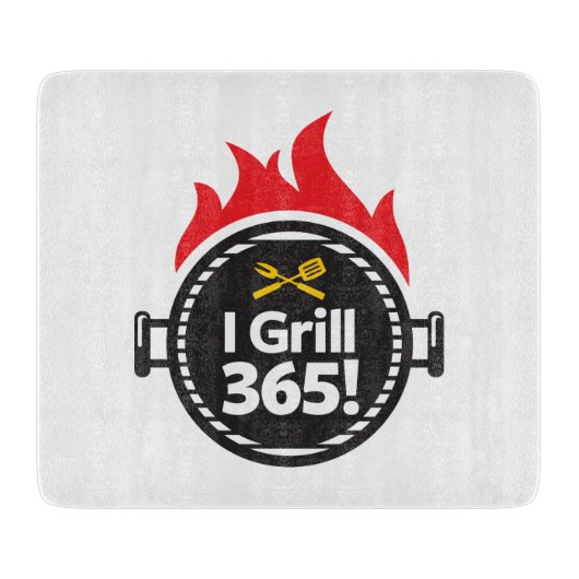 私は365を焼きます! カッティングボード (正面)