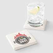 私は365を焼きます! ストーンコースター (横)