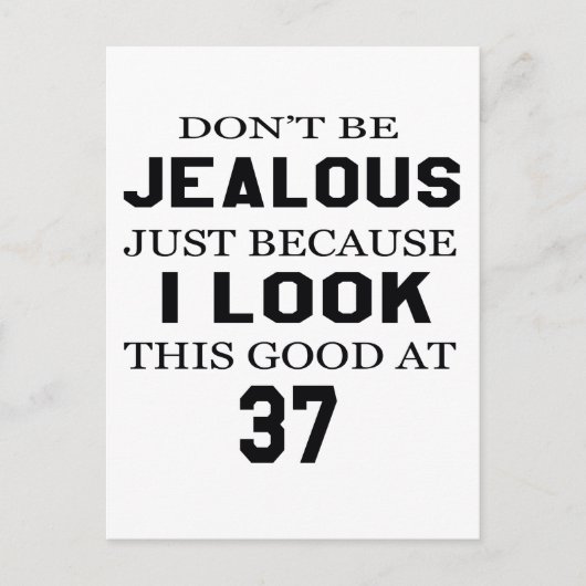 私は37歳でこれが似合う ポストカード (正面)