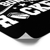 私は39；私の息子はホッケーの氷のスケートで滑るゲームの怒りを持っている ポスター (角)