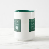 私は4つの葉のクローバーのように幸運です マグカップ (中央)