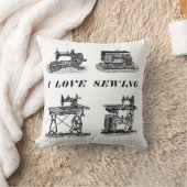 私は4台の裁縫裁縫機とのヴィンテージが大好き クッション (ブランケット)