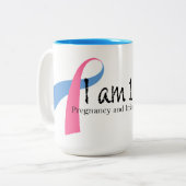 私は4妊娠および乳児の損失の認識度の1才です ツートーンマグカップ