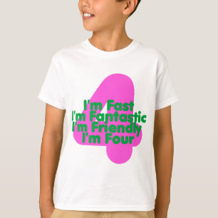 私は4才です Tシャツ