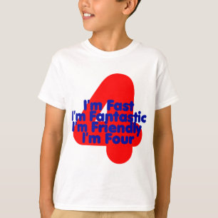 私は4才です Tシャツ
