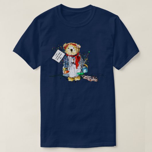 私は4文字の単語が嫌い Tシャツ (デザイン正面)