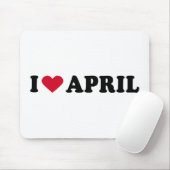 私は4月を愛します マウスパッド (マウス)
