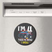 私は4私はモンスタートラック転がックサークル マグネット (インサイチュ (食洗機))