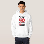 私は40ではない パーカ (正面フル)