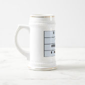 私は40のマグでなければ、第40誕生日なりません ビールジョッキ (左)