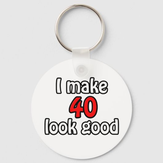 私は40人を良く見せる キーホルダー (正面)