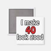 私は40人を良く見せる マグネット (正面/裏面)