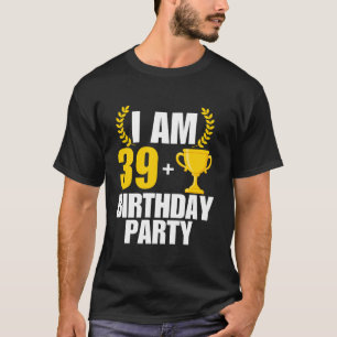私は40誕生日パーティーB日40th 40歳Tro Tシャツ