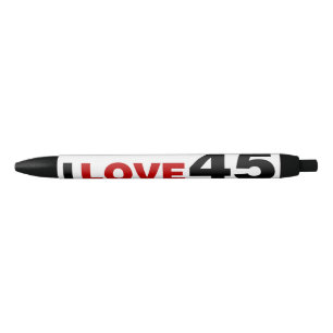 私は45を愛している 黒ボールペン