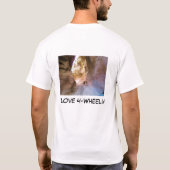 私は4-Wheelinを愛します Tシャツ (裏面)