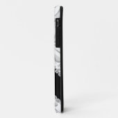 私は5つのカバー銀製の黒いエンボスの一見のデザインに電話をかけます Case-Mate iPhoneケース (裏面/左)