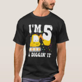 私は5でDiggin It 5th誕生日建築Exca Tシャツ (正面)