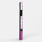 私は5ピンクのダマスク織の名前をカスタムするに電話をかけます Case-Mate iPhoneケース (裏面/右)