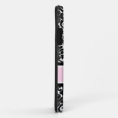 私は5ピンクのダマスク織の名前をカスタムするに電話をかけます Case-Mate iPhoneケース (裏面/右)