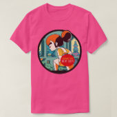 私は5人より腰が曲がったほうが良い Tシャツ (デザイン正面)