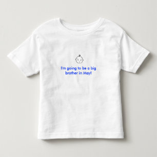 私は5月に兄になる！ トドラーTシャツ