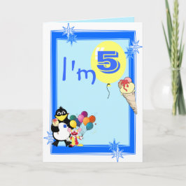 私は5誕生日 カード