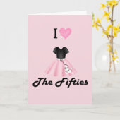 私は50代が大好き カード (黄色い花)