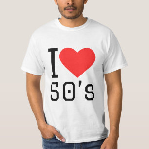 私は50年代が大好き Tシャツ