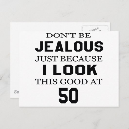 私は50歳ではこれが似合う ポストカード (正面/裏面)