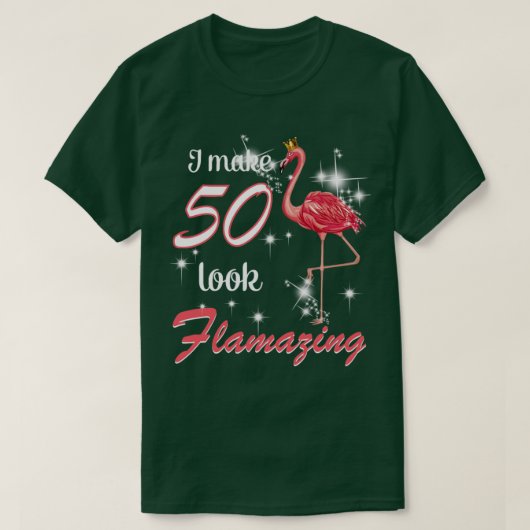 私は50 Look Flamazing 1969 50誕生日Flamin Tシャツ (デザイン正面)