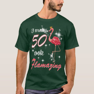 私は50 Look Flamazing 1969 50誕生日Flamin Tシャツ