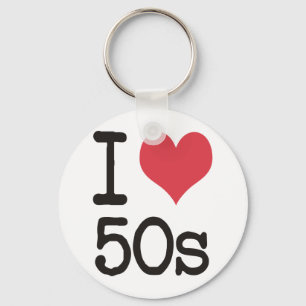 私は50sプロダクト及びデザインを愛します! キーホルダー