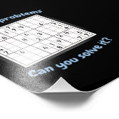 私は51の問題を持っているSudokuパズル日本 フォトプリント (角)