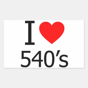 私は540の 長方形シール