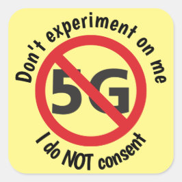 私は5Gに同意しない スクエアシール