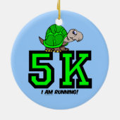私は5Kを走っています セラミックオーナメント (裏面)