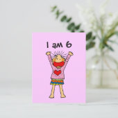 私は6歳 ポストカード (スタンド正面)