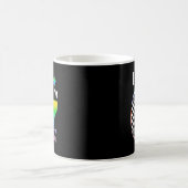 私は6歳、7歳になりました 7歳の誕生日 おんなのこ コーヒーマグカップ (中央)
