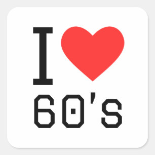 私は60年代が大好き スクエアシール
